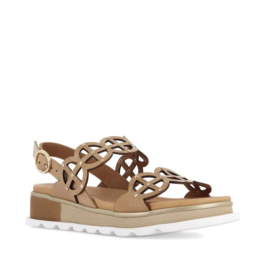 Classic Style Chat Walk CAROLA - CAPPUCCINO LEATHER