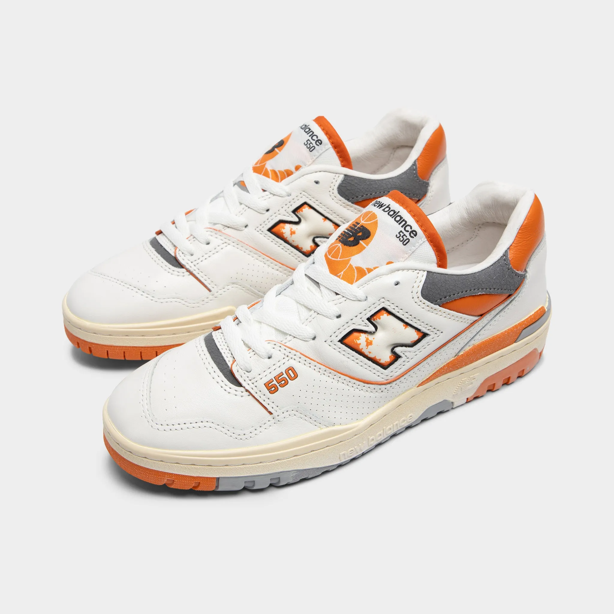 Compression Molded Foam New Balance 550 White / Red - Grey