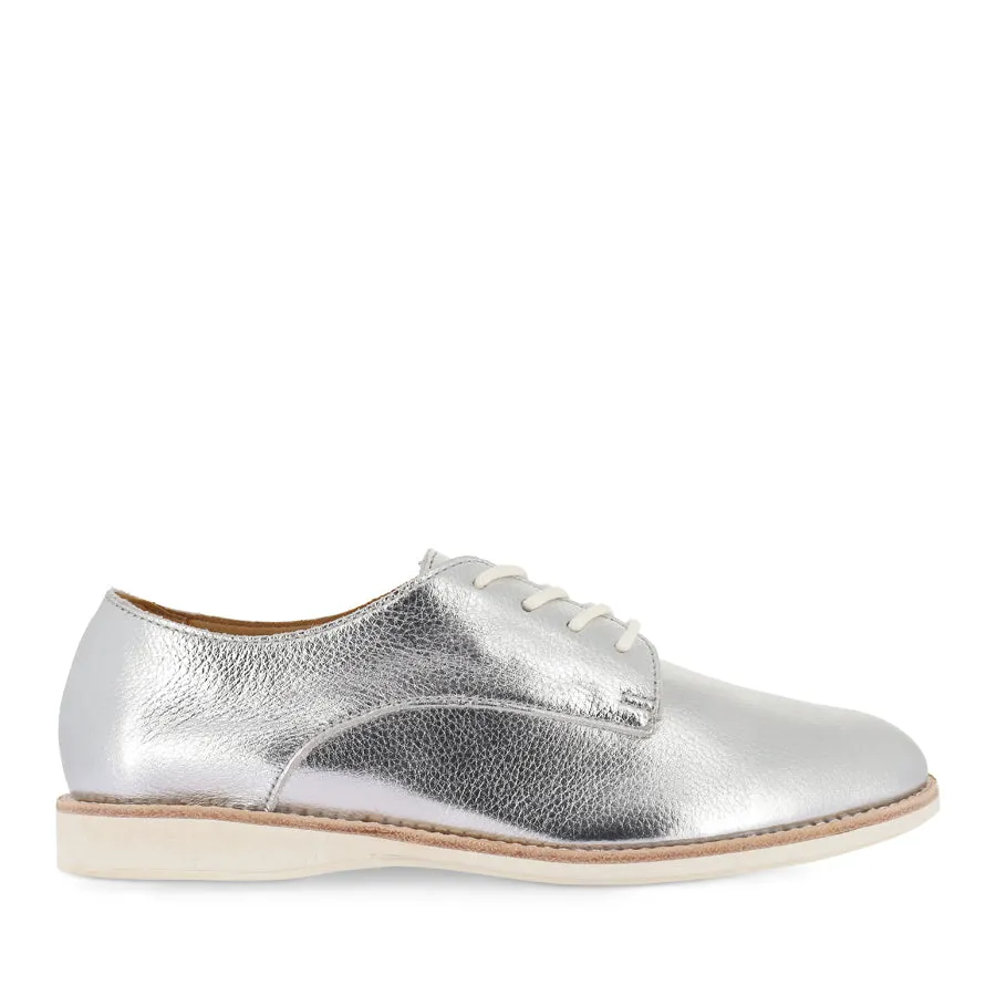 Quick Flow Light Lane DERBY SUPER SOFT - SILVER LEATHER
