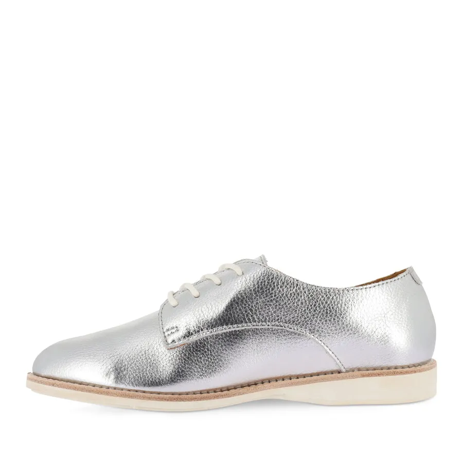 Neutral Colors DERBY SUPER SOFT - SILVER LEATHER