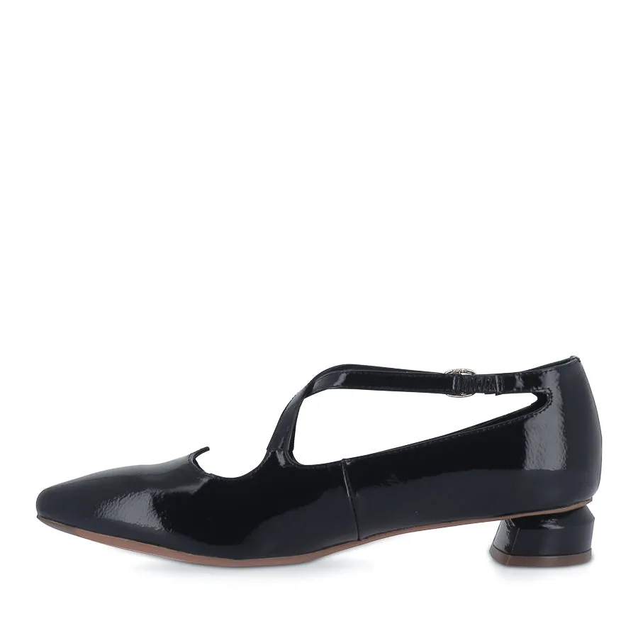 Side Path FRANCA - NAVY PATENT LEATHER