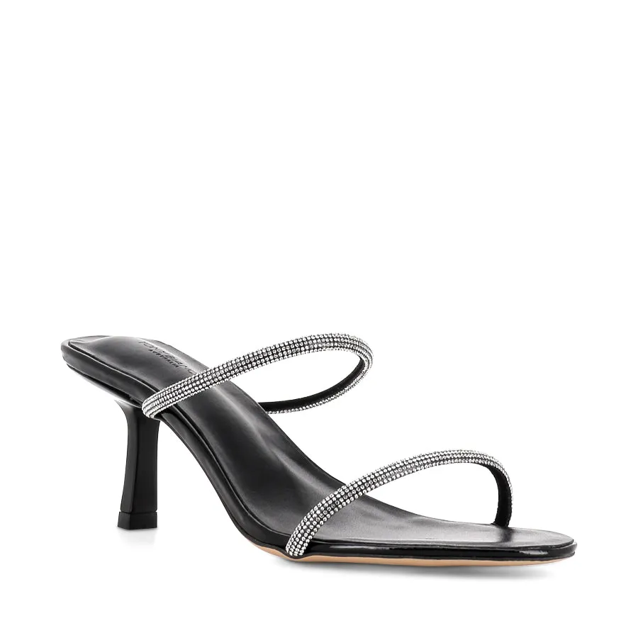 CYNTHIA - BLACK PATENT Relaxing Footwear Flexible Style