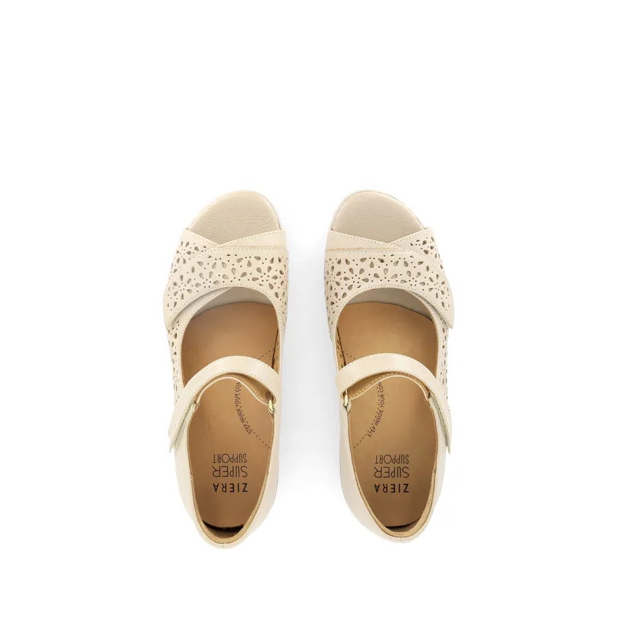 DAFFODIL W - ALMOND LEATHER Quick Move Quick Buckle