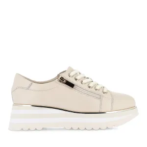 EAMMES - MILK LEATHER Walk Comfortably Shock Absorb