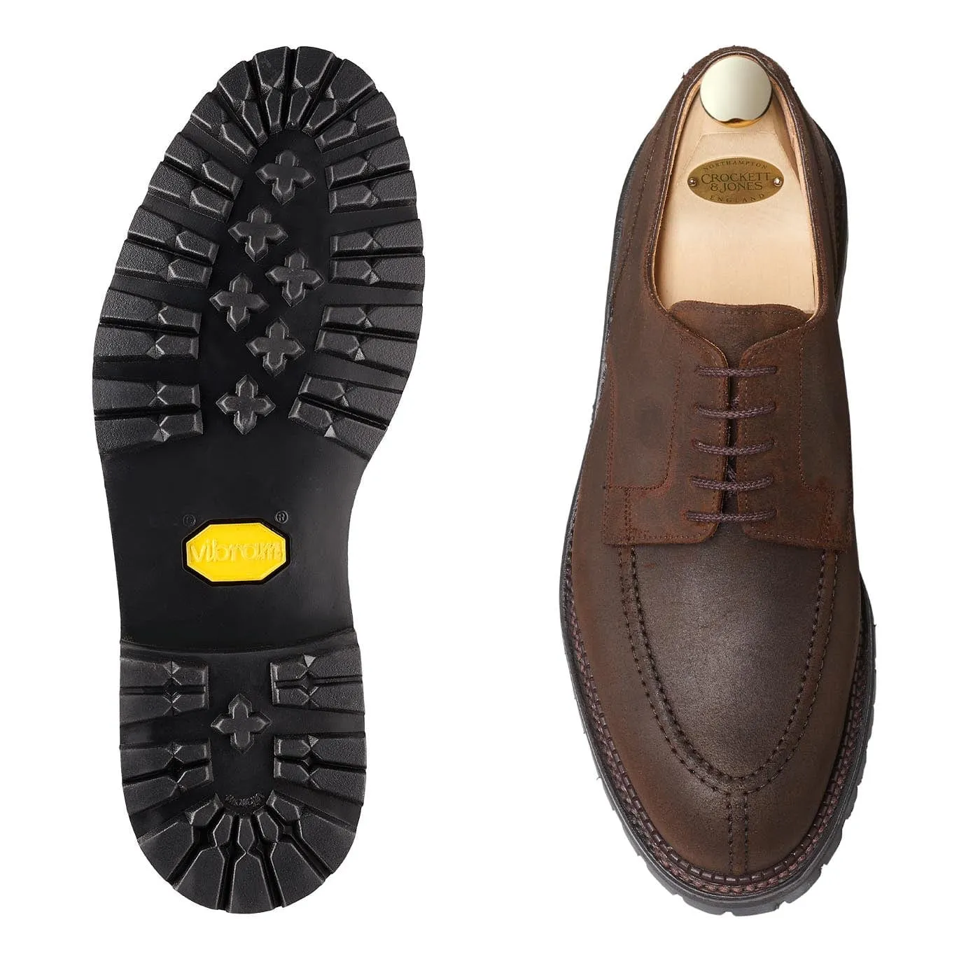 Free Step Denver Dark Brown Rough-Out Suede