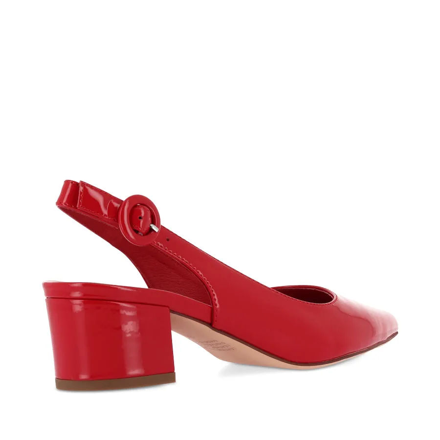 ABIGALE - NEW RED PATENT LEATHER Relaxing Footwear Sale Day