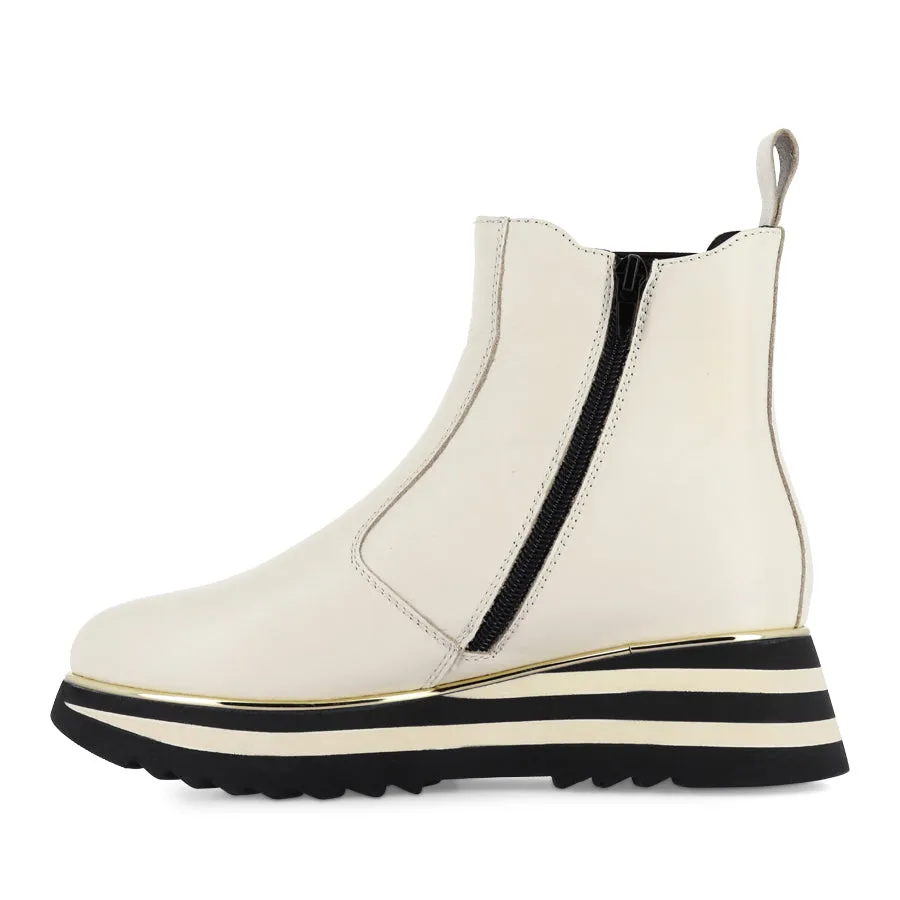Holiday Style day trip HICCUP - CREAM LEATHER