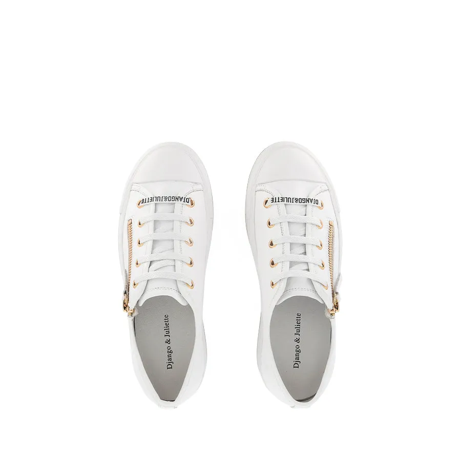 Boosted touch Recycled Polyester Blend GIZA - WHITE LEATHER