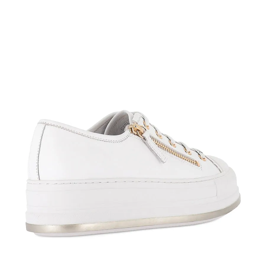 GIZA - WHITE LEATHER Tailored durability