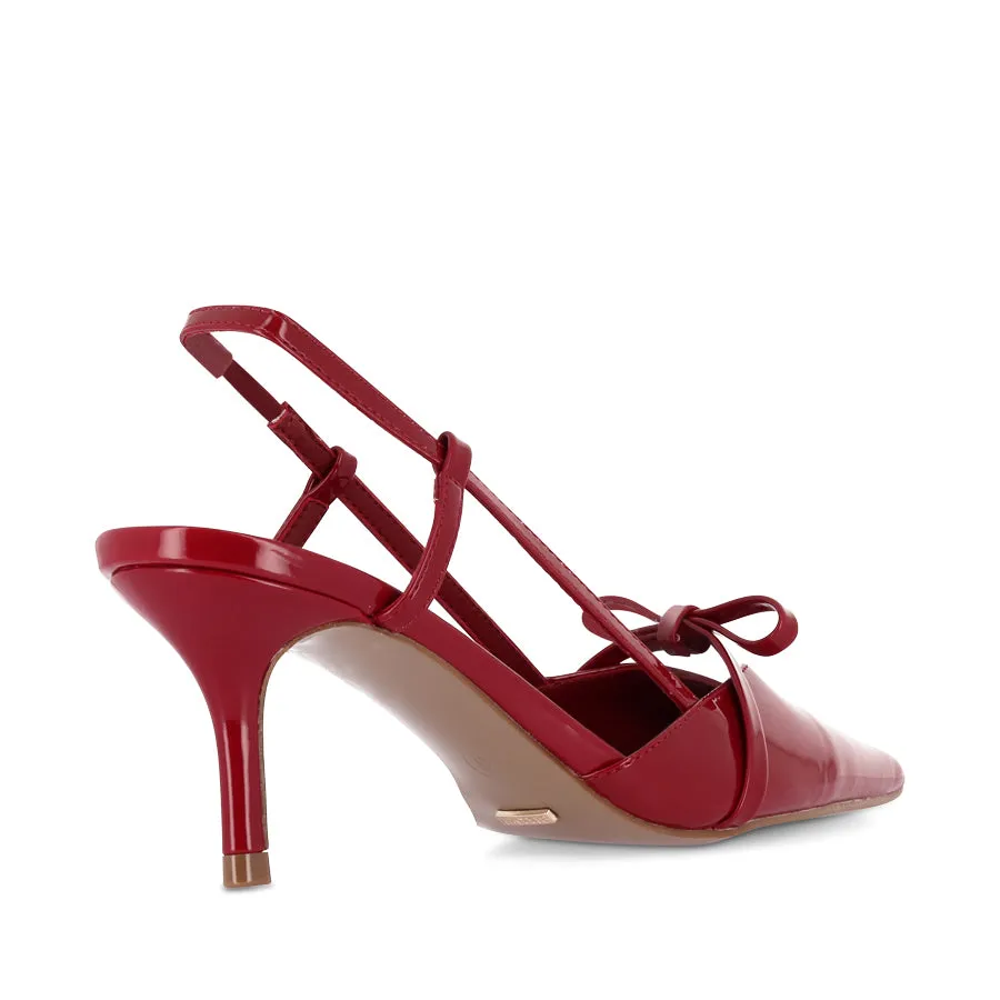 DAISY - SCARLET PATENT Deck Walk