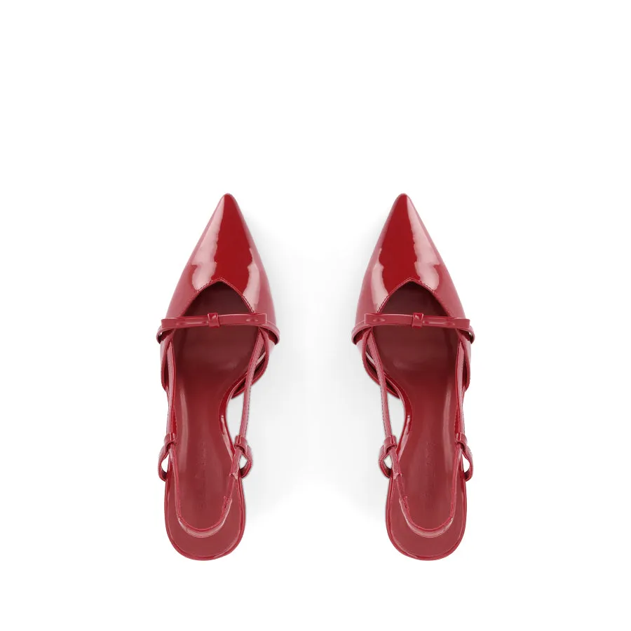 DAISY - SCARLET PATENT Water Path On-The-Go Footwear