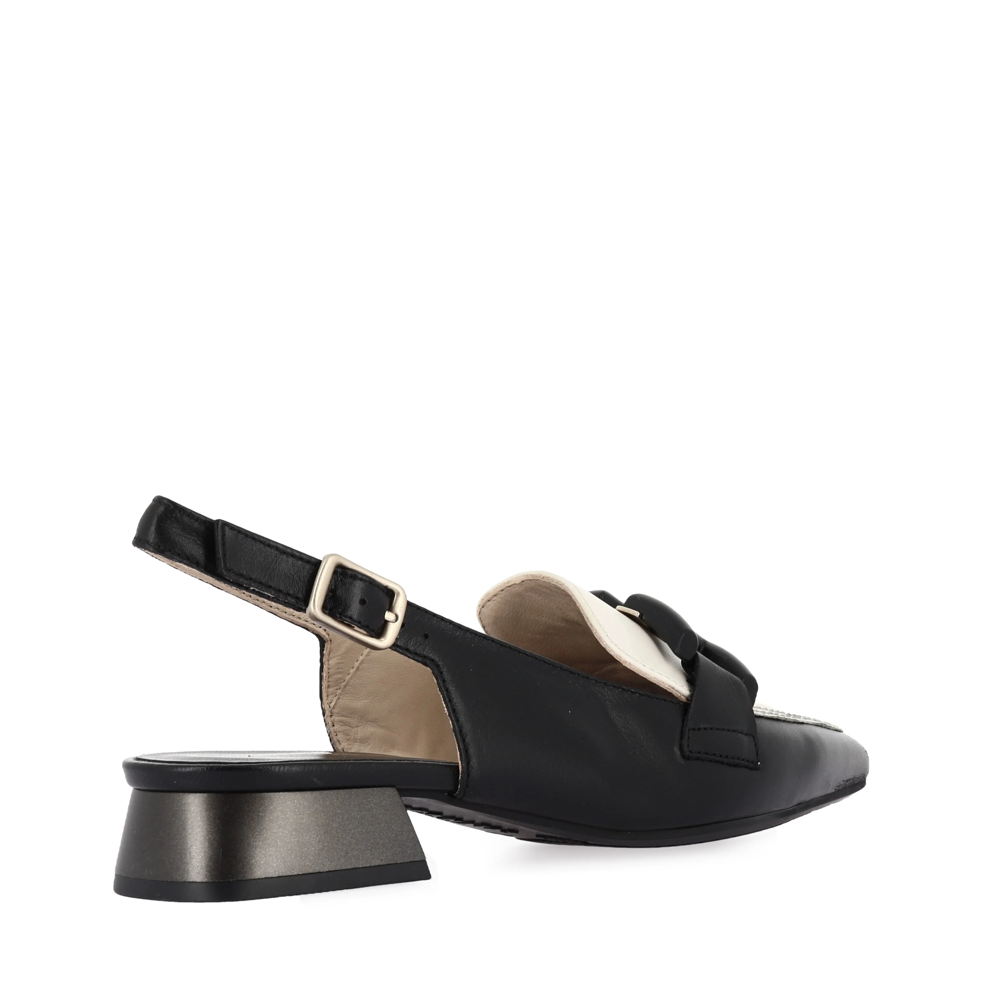 DALI - BLACK/WHITE LEATHER Soft Safe