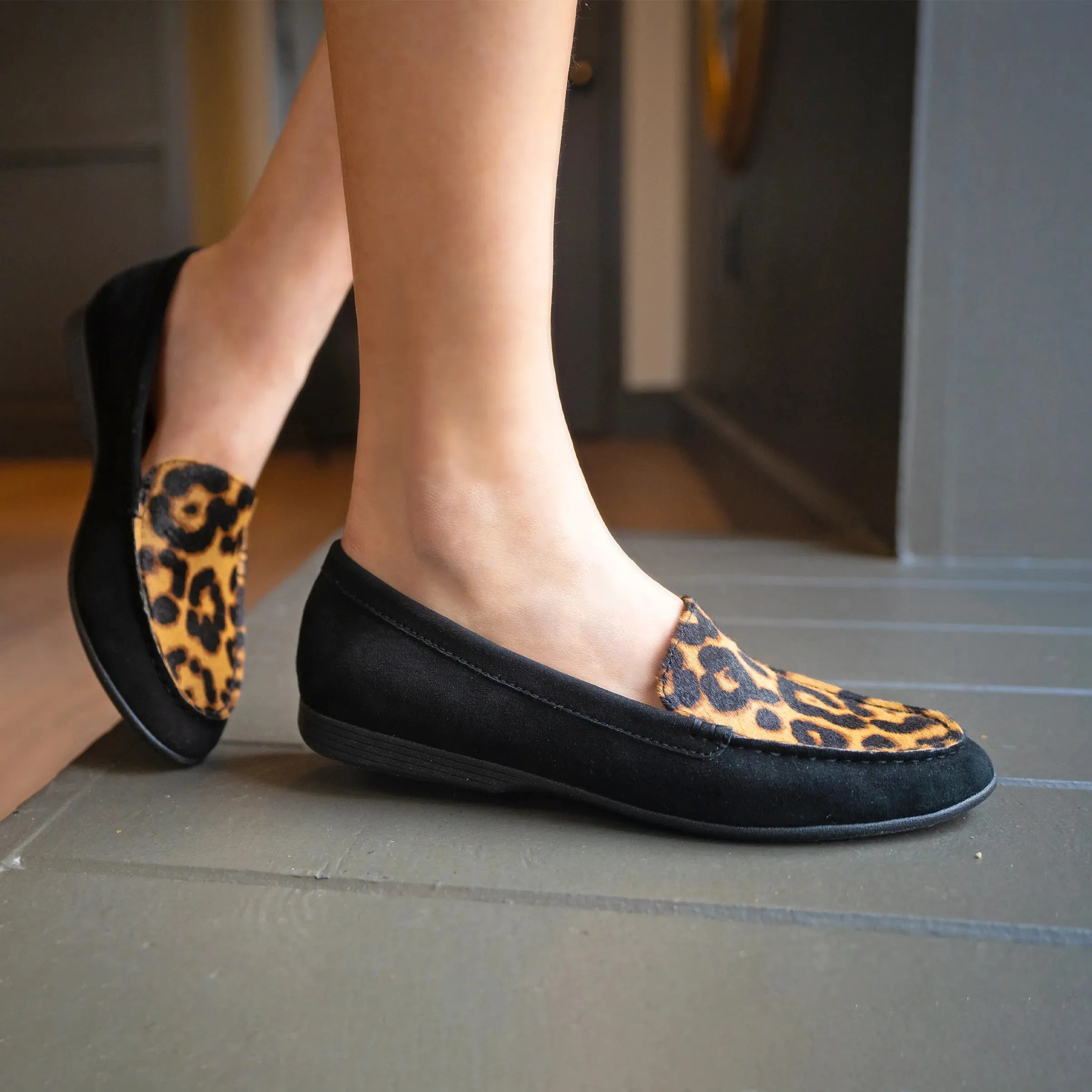 DANSKO LORRI LEOPARD - BLACK MULTI Family Time