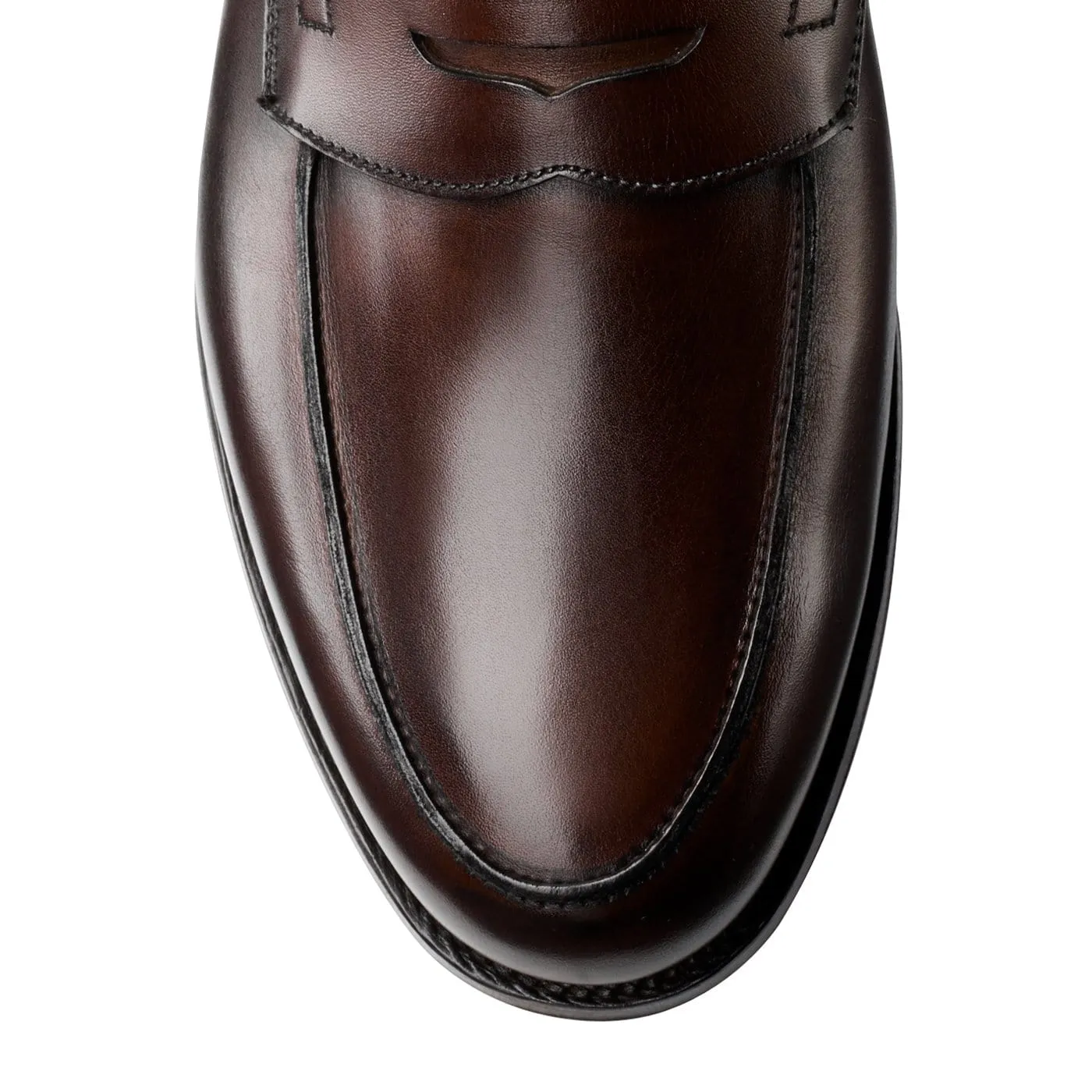 Garden Lane Hold Clear Grantham 2 Dark Brown Burnished Calf