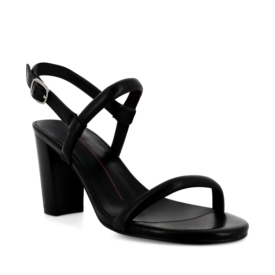 Simple Walk GABINAH - BLACK LEATHER