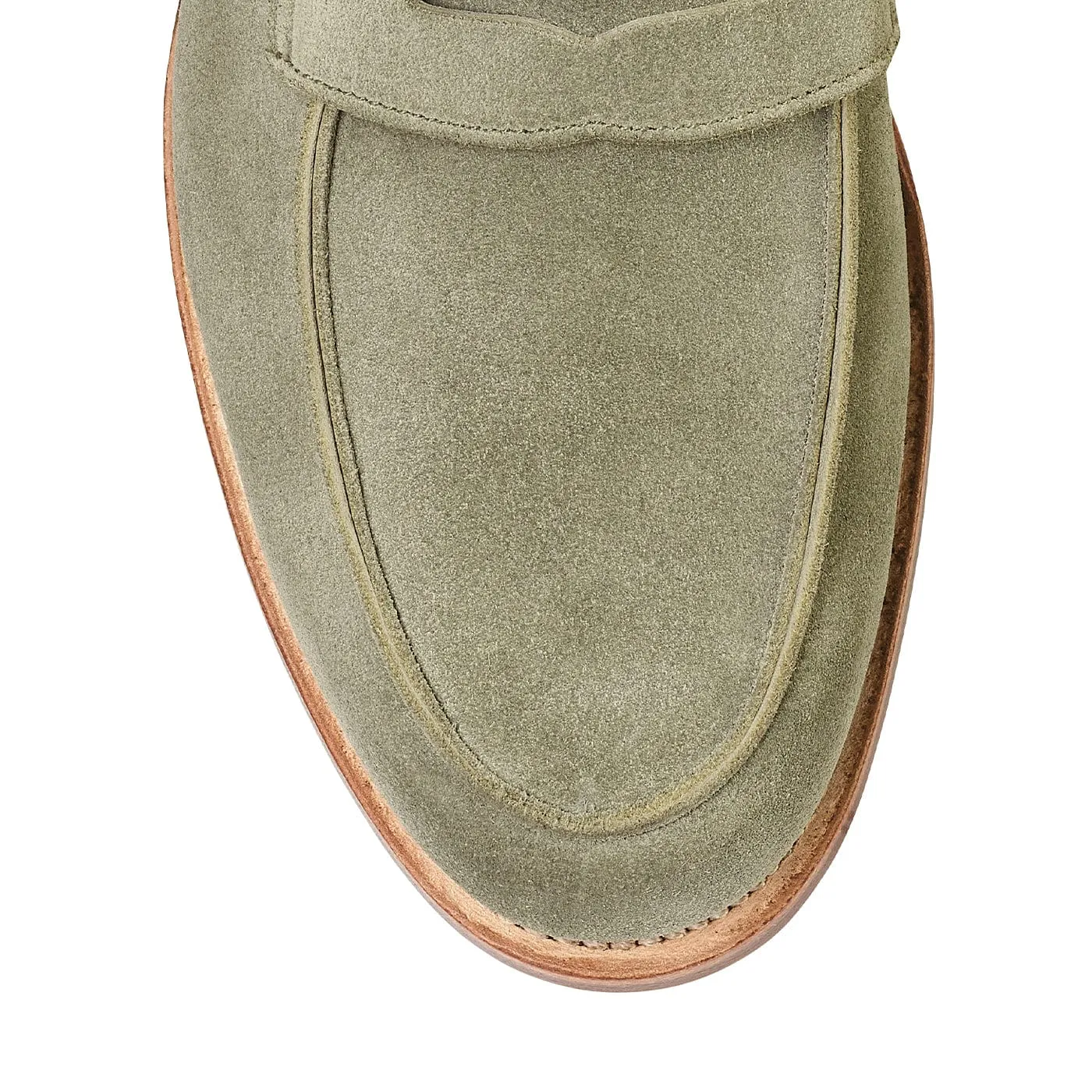 Clean Step Support frame Lilou Pistachio Calf Suede