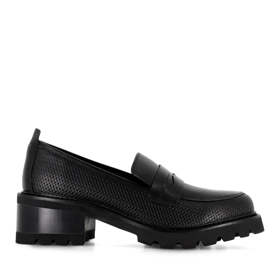 Professor Style DELMIRA - BLACK LEATHER