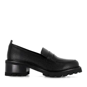 Professor Style DELMIRA - BLACK LEATHER