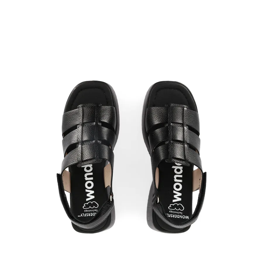 Hop Step DENVER D-9724 - BLACK LEATHER