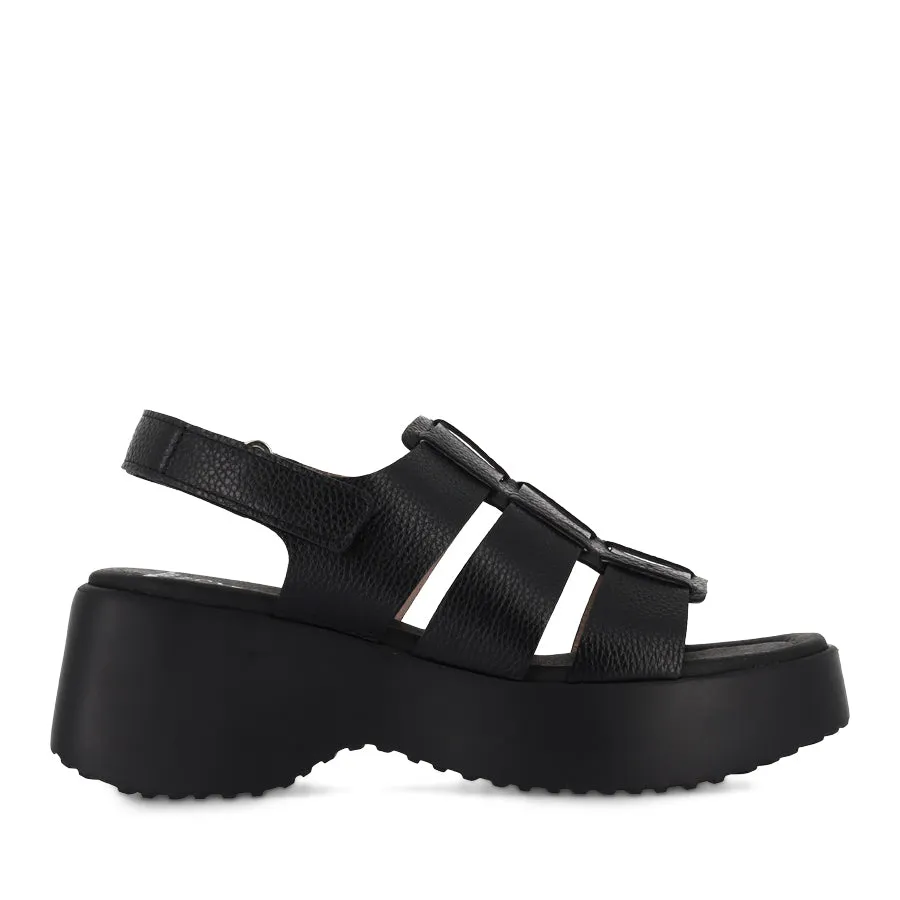 Hold Step DENVER D-9724 - BLACK LEATHER