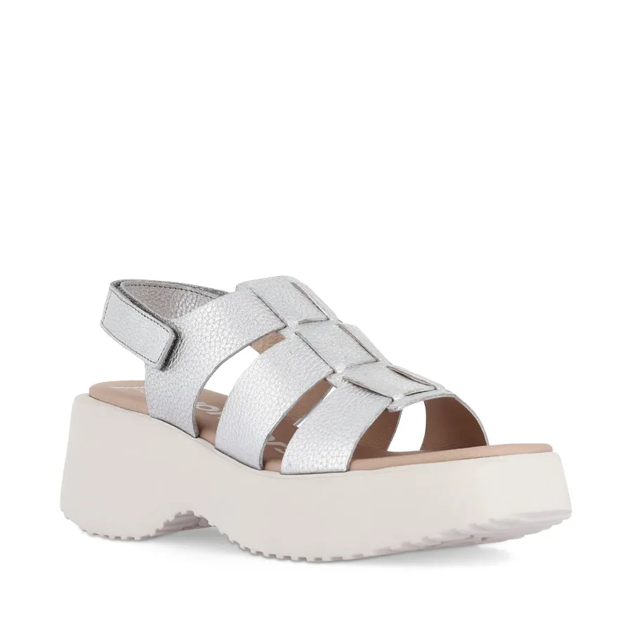 DENVER D-9724 - SILVER LEATHER Foot Stability Toe Protection