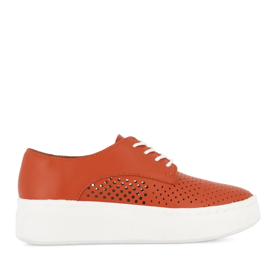 Support Feel DERBY CITY PUNCH - TANGERINE LEATHER