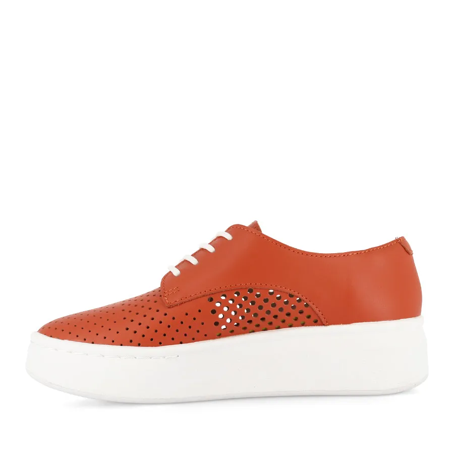 Slim Frame DERBY CITY PUNCH - TANGERINE LEATHER