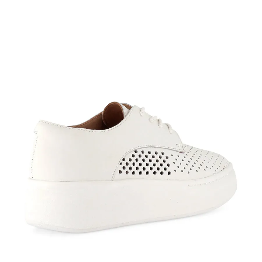 Bush Hike DERBY CITY PUNCH - WHITE LEATHER