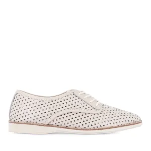 DERBY PUNCH OVERLAY - BONE/PEWTER Stylish Everyday Shoes