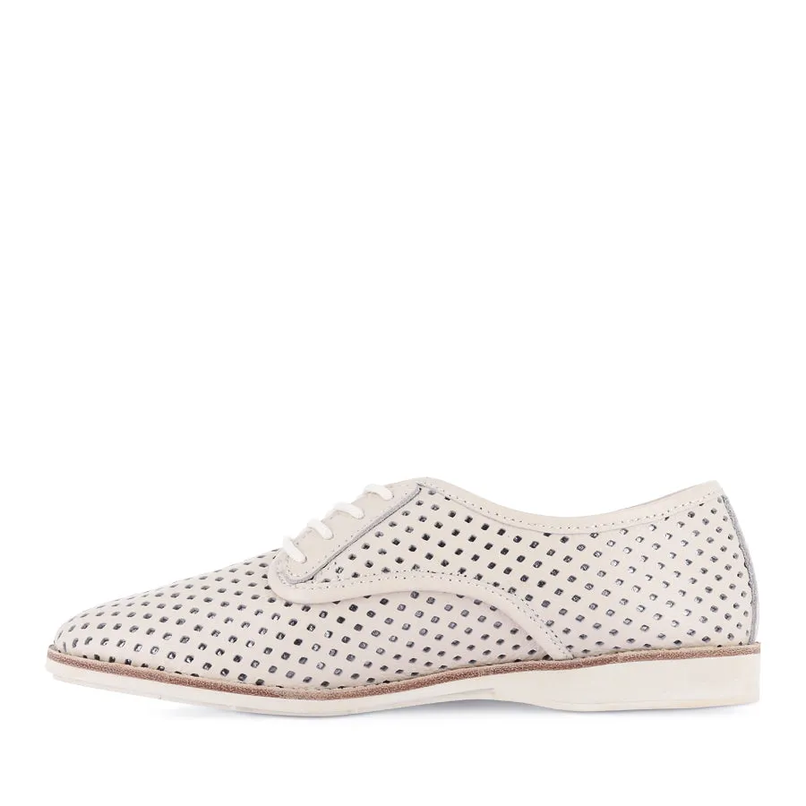 Urban Fashion DERBY PUNCH OVERLAY - BONE/PEWTER