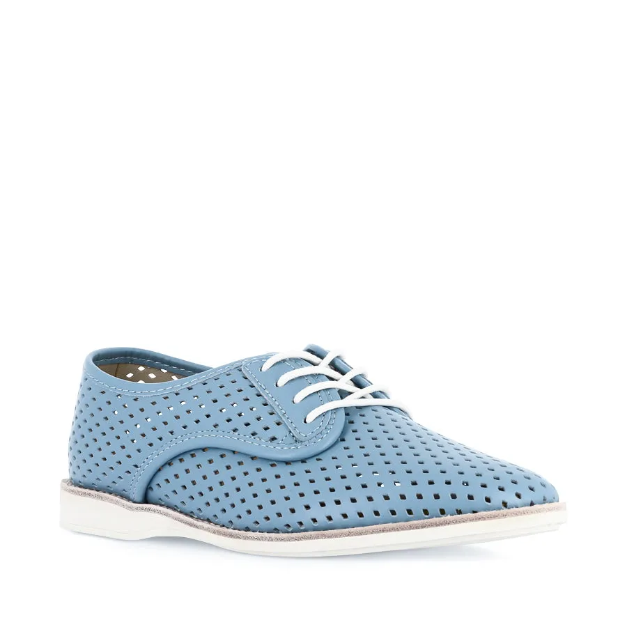Event Day Way Clear DERBY PUNCH - STEEL BLUE LEATHER