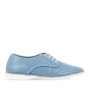 DERBY PUNCH - STEEL BLUE LEATHER Premium Style