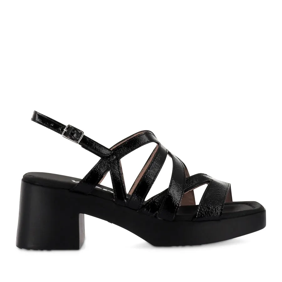 Open Frame DIAS D-1003 - BLACK PATENT LEATHER