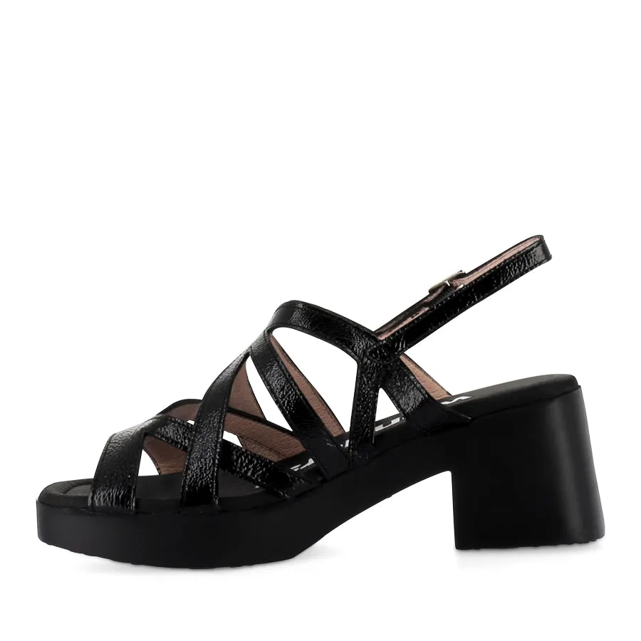 Travel-ready Footwear Everyday Pick DIAS D-1003 - BLACK PATENT LEATHER
