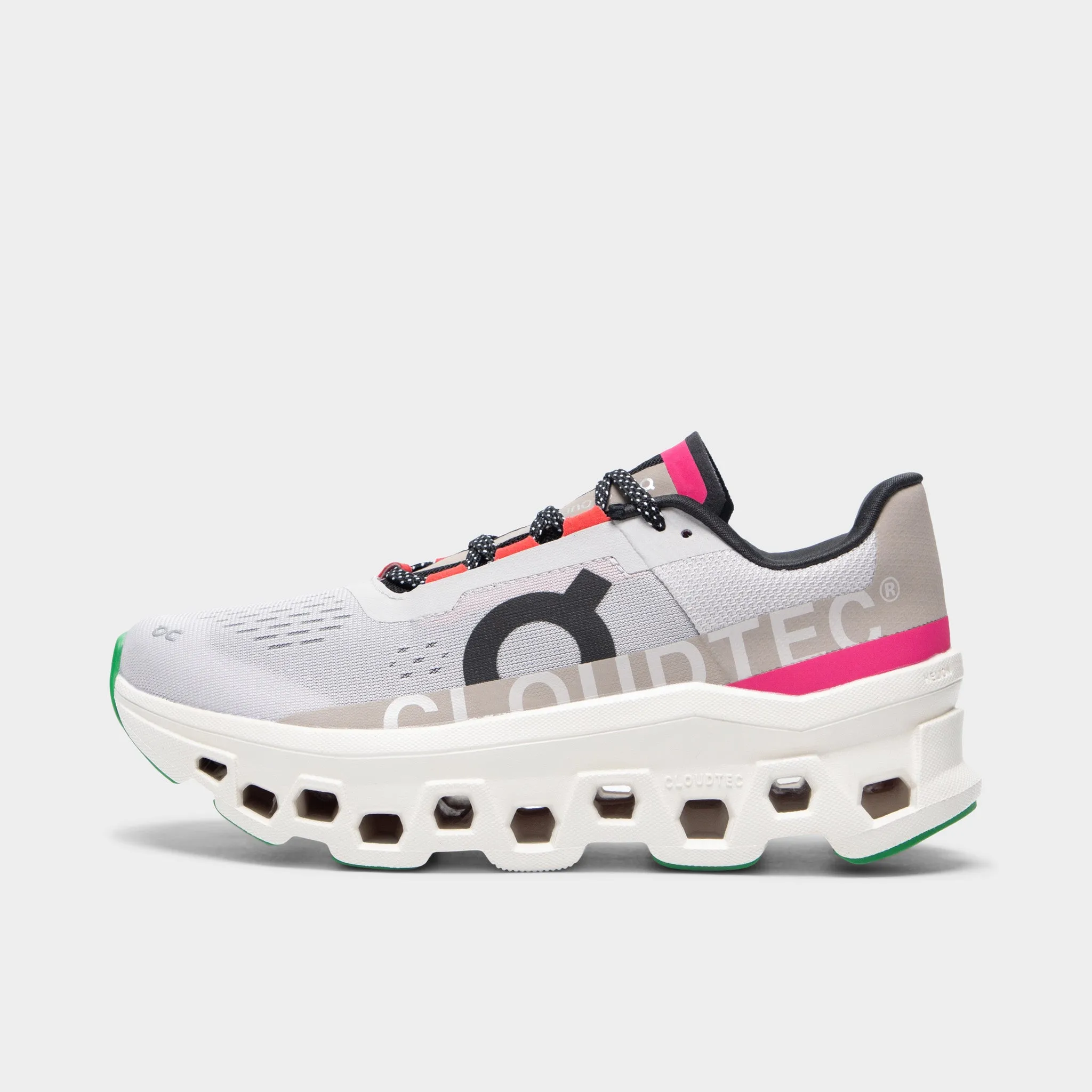 On Women's Cloudmonster 1 Ivory / Silver Versatile Step Control