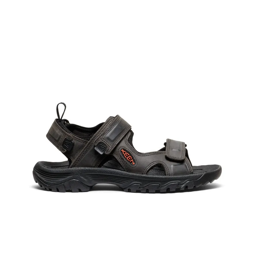 Men's Targhee III Open Toe Sandal  |  Grey/Black Good Grip Casual Touch