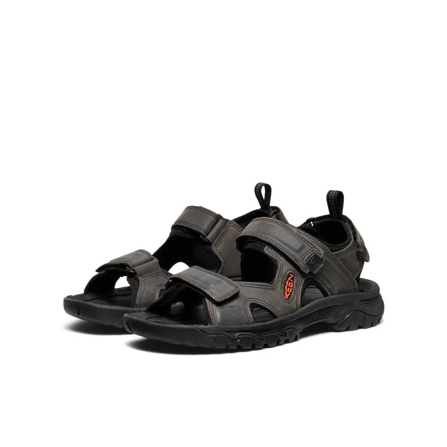 adventurers - specific functions Classy stability Men's Targhee III Open Toe Sandal  |  Grey/Black