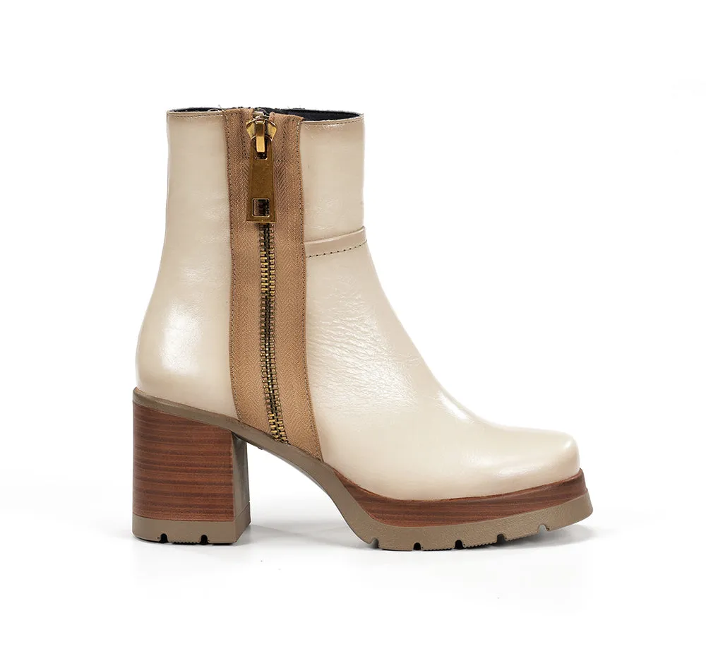 DORKING SAFE BOOT - CREAM MULTI Comfort collar