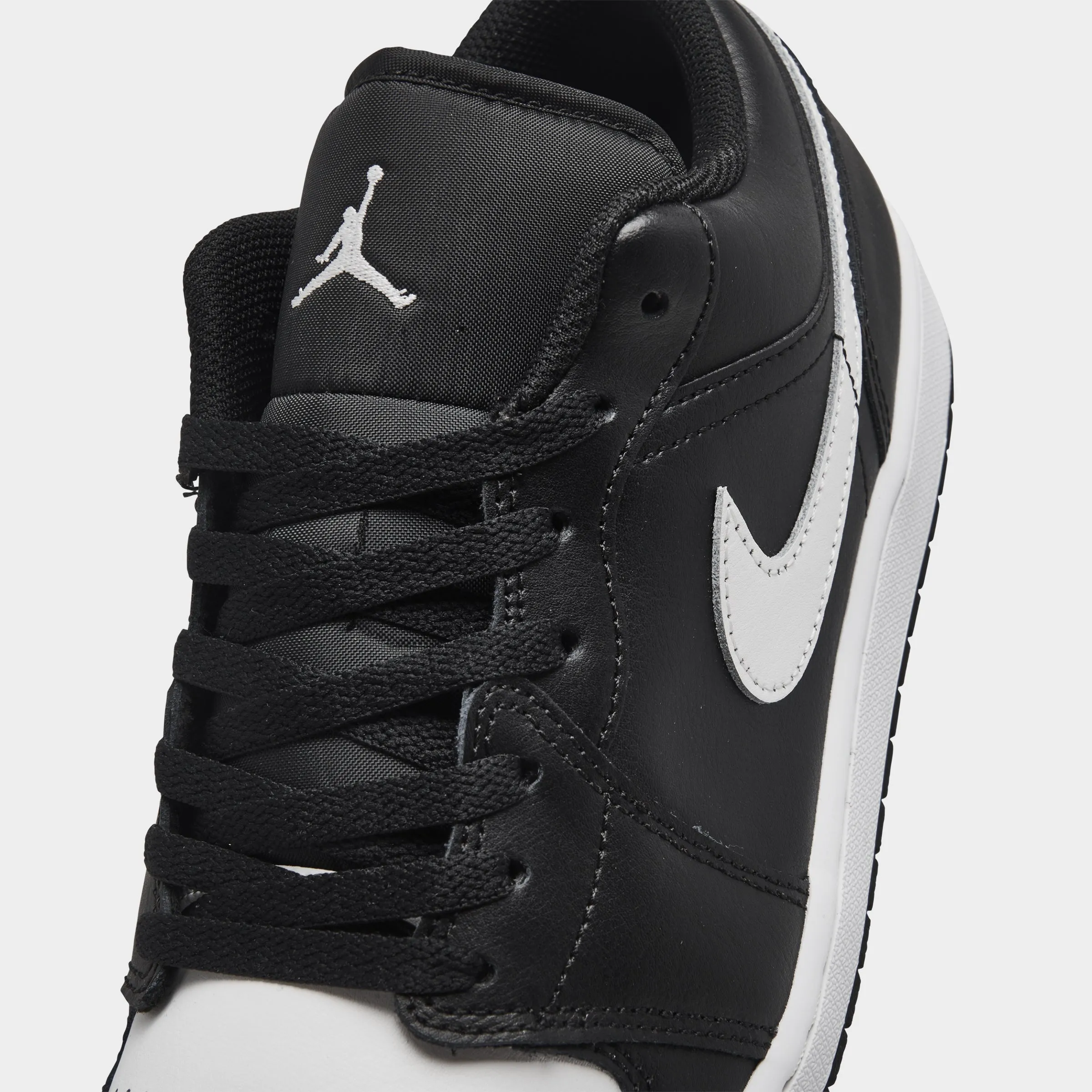 Jordan 1 Low Black / Summit White Easy Slip-On Modern Ease