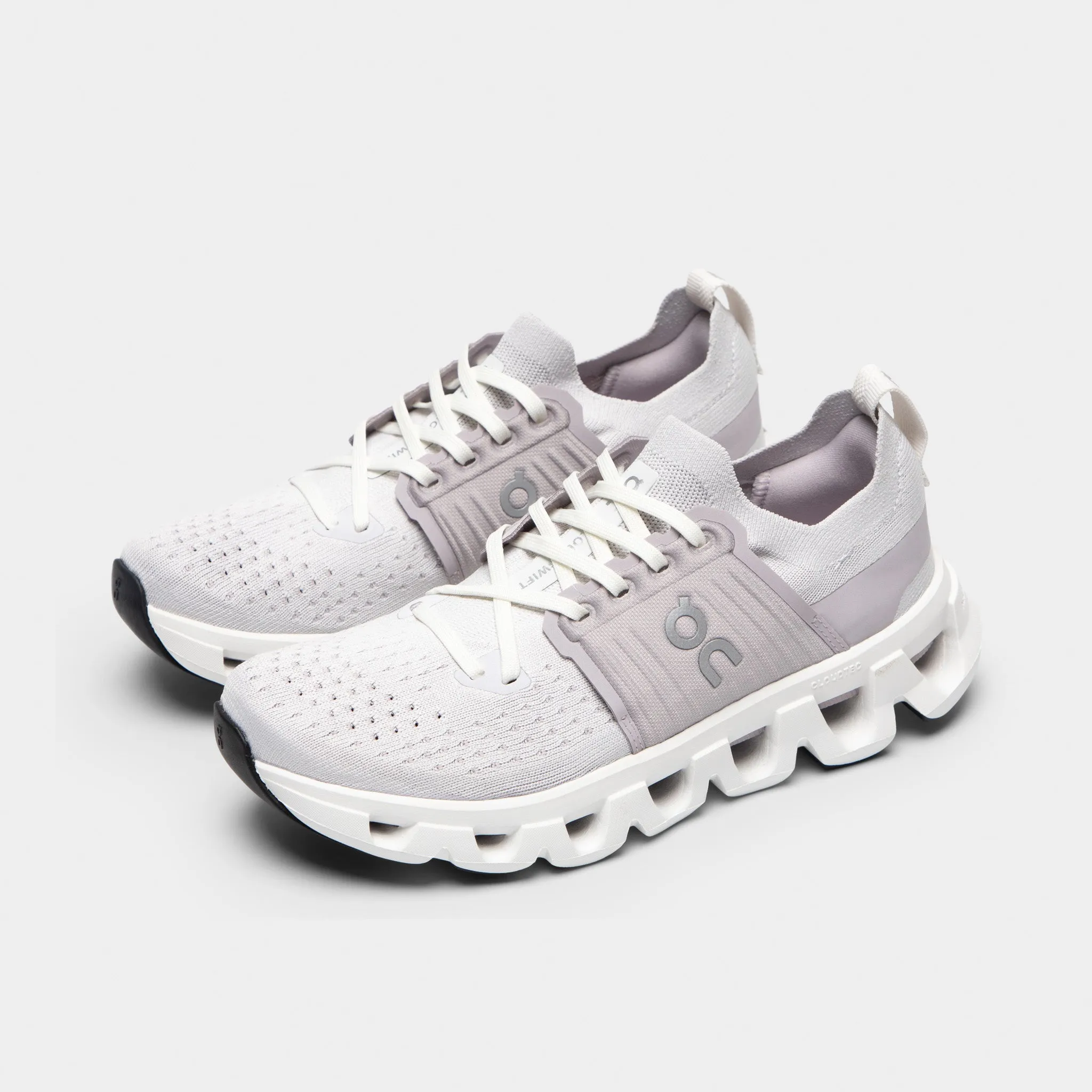 On Women's Cloudswift 4 Lavender / White Casual Support