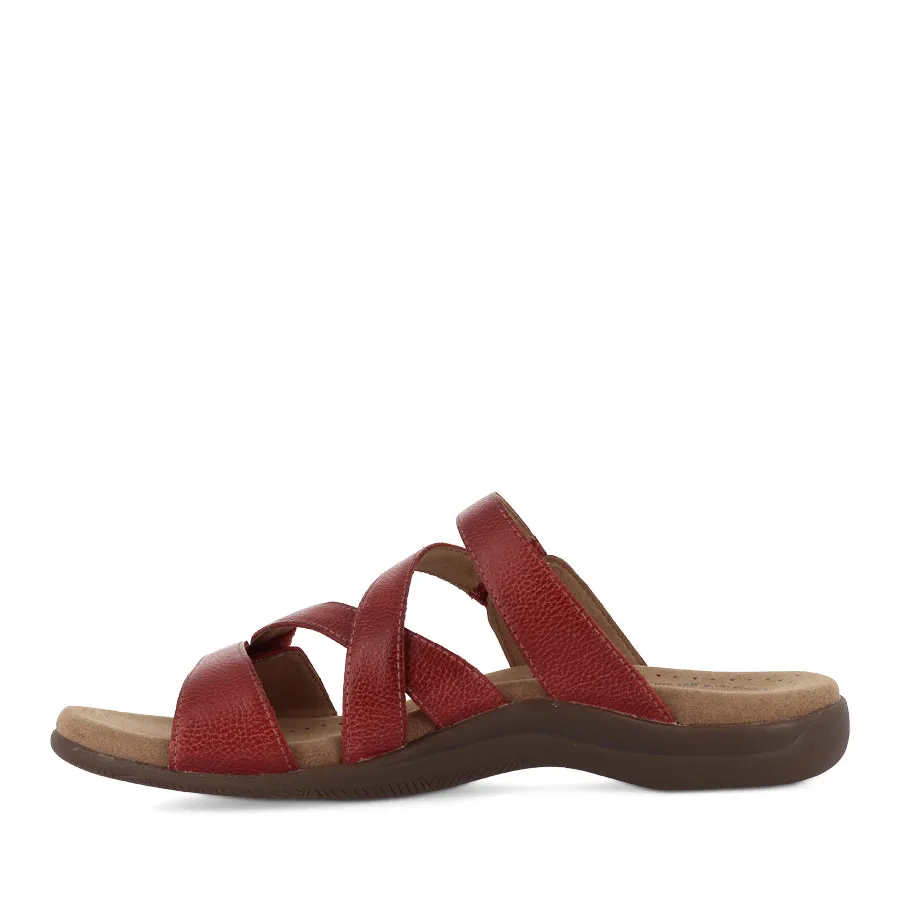 Stretch Mesh DOUBLE U - RED LEATHER