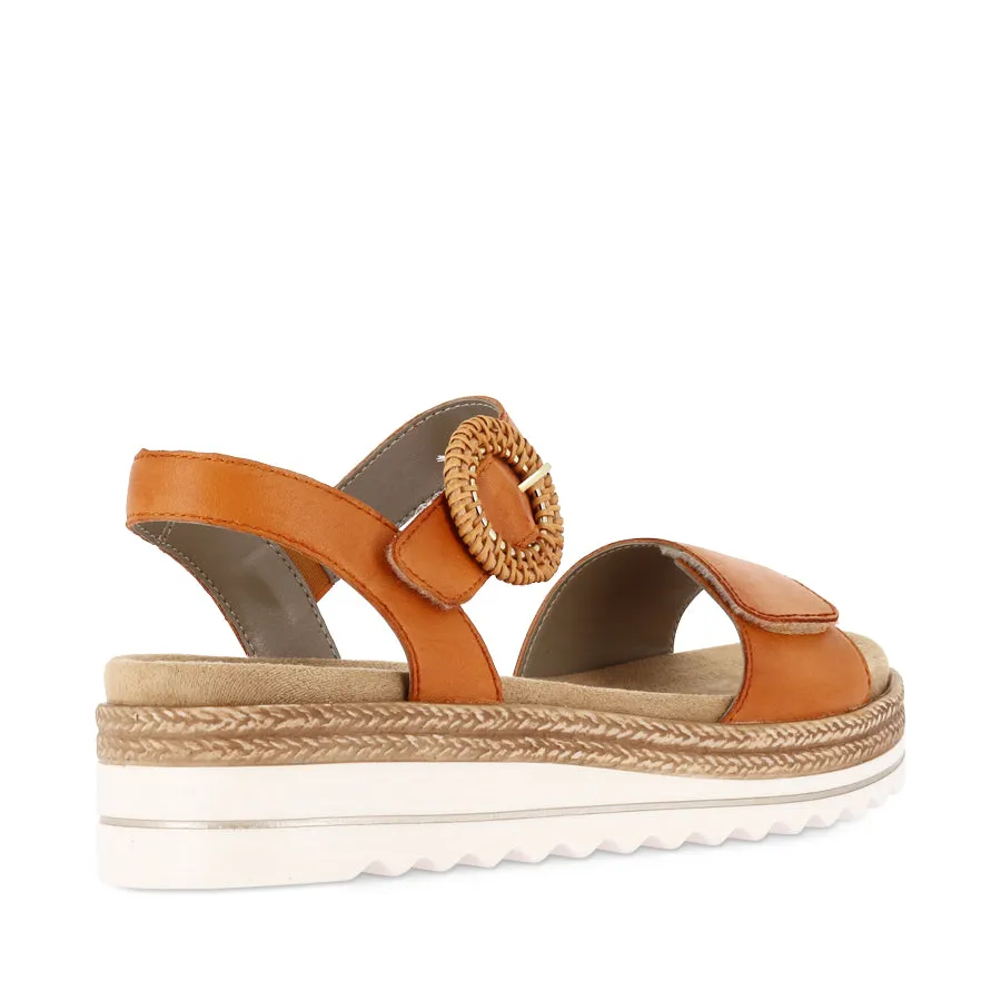 Thong Style DRAMA D0Q52 - MANDARINE LEATHER