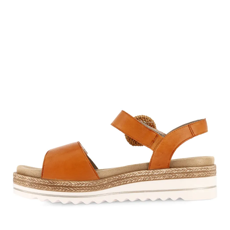 Weekend Outing DRAMA D0Q52 - MANDARINE LEATHER