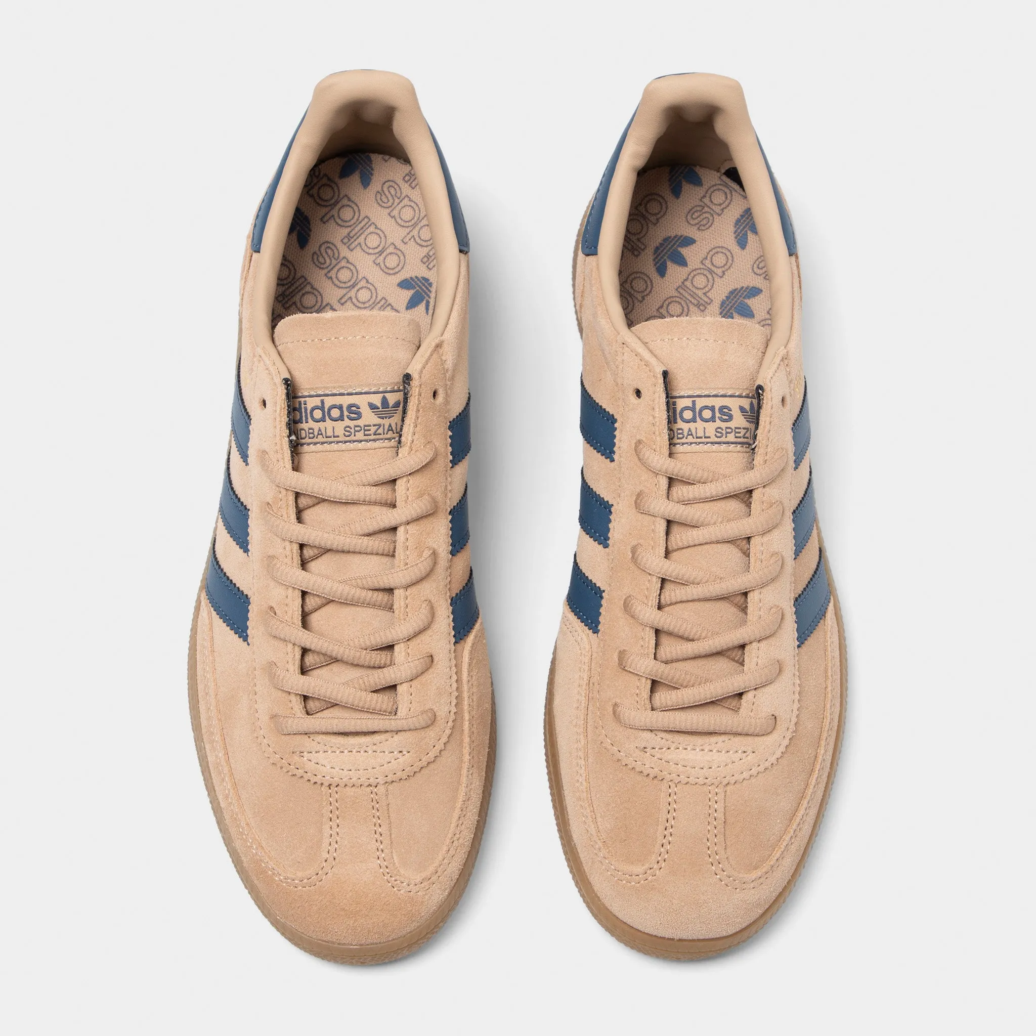 adidas Originals Handball Spezial Warm Sandstorm / Blue Elastic Lacing Everyday Runner