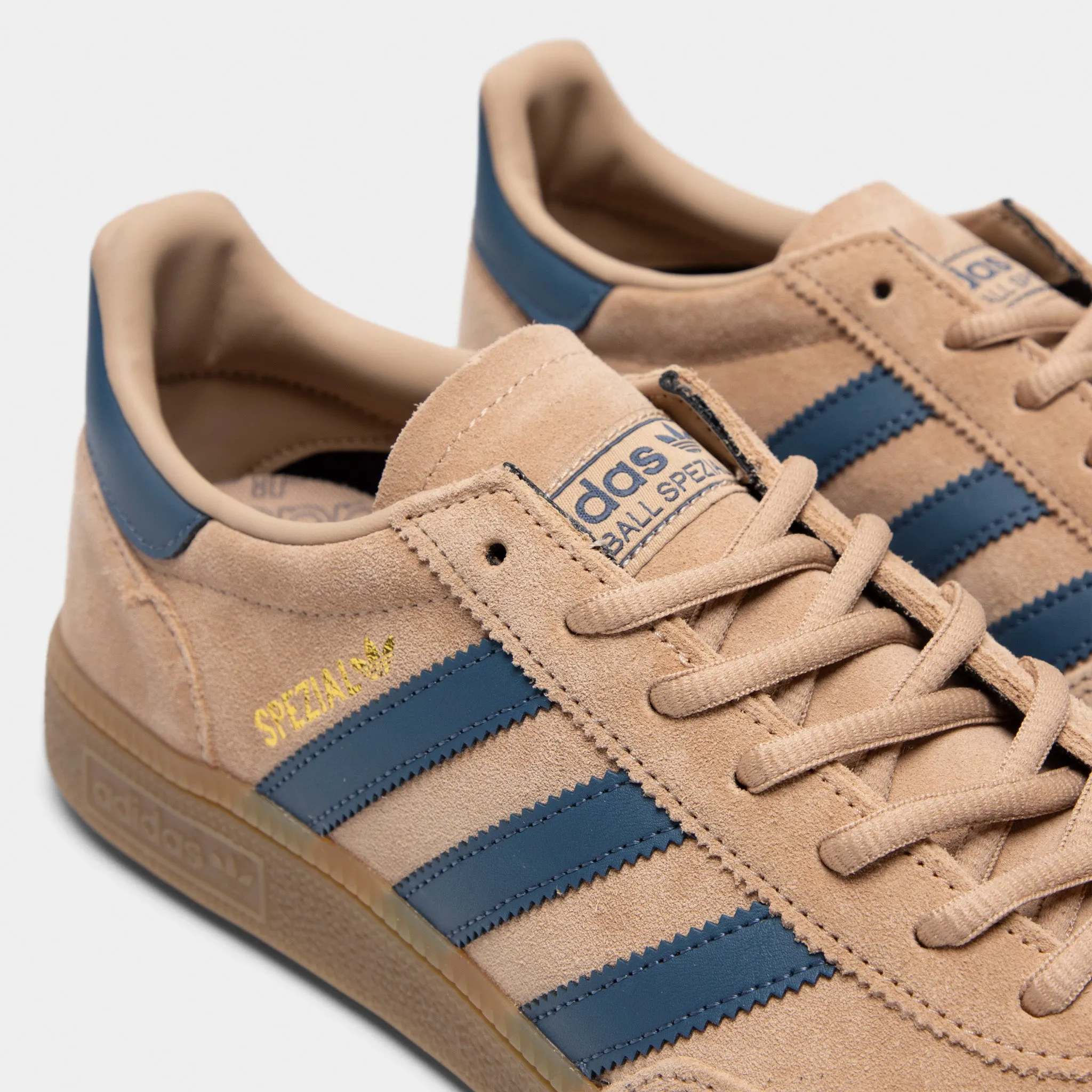 Walk Boost Durable Rubber Treads adidas Originals Handball Spezial Warm Sandstorm / Blue