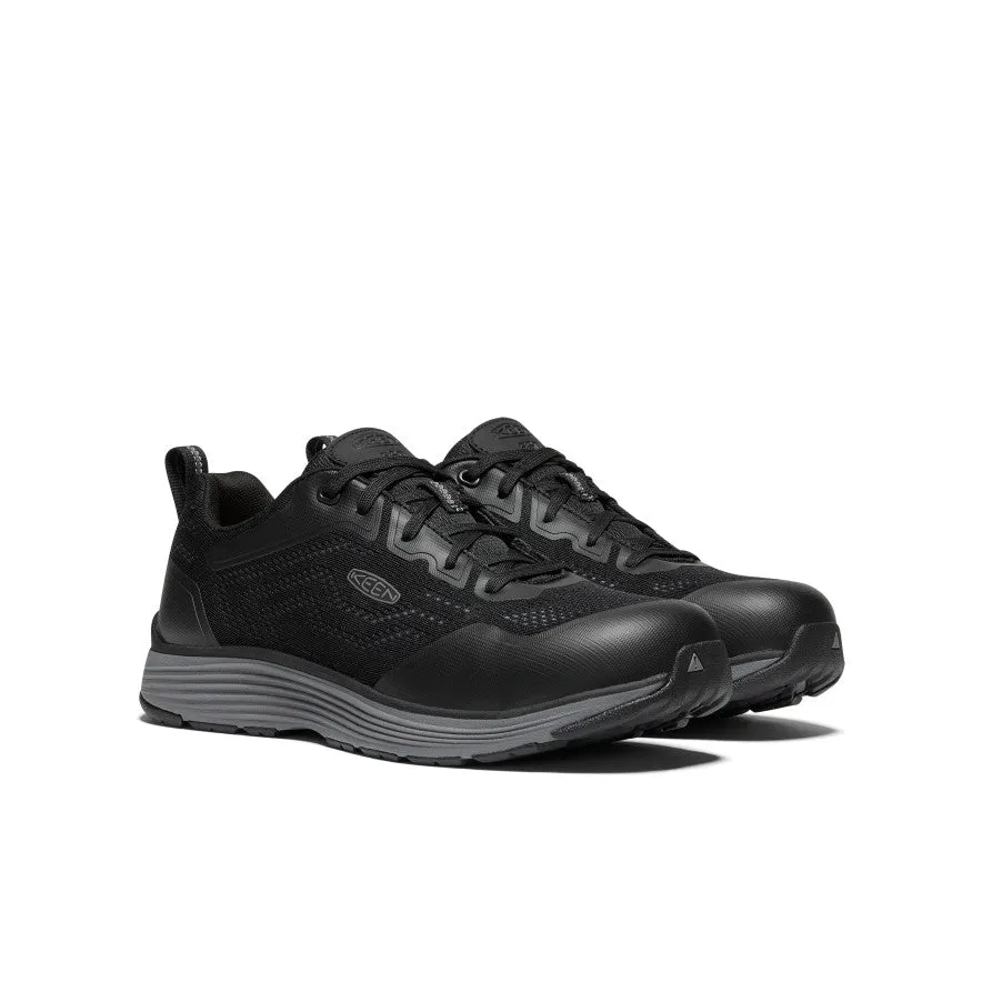Men's Sparta 2 ESD (Aluminum Toe)  |  Steel Grey/Black street walkers' sneakers adjustable user