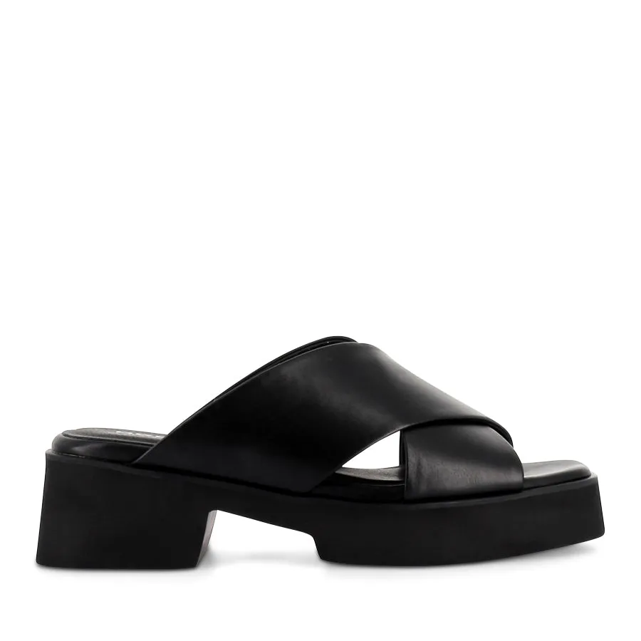 Sandal Insoles Soft Mesh DUELLER - BLACK BLACK LEATHER
