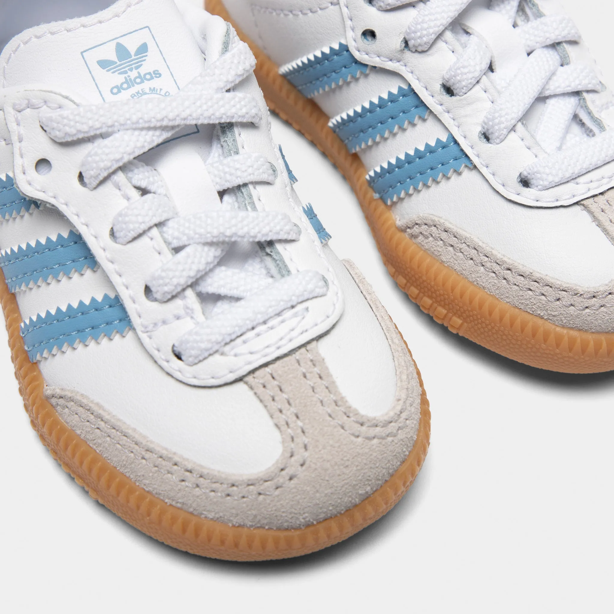 Padded Ankle adidas Infants' Samba OG White / Ash Blue - Gum