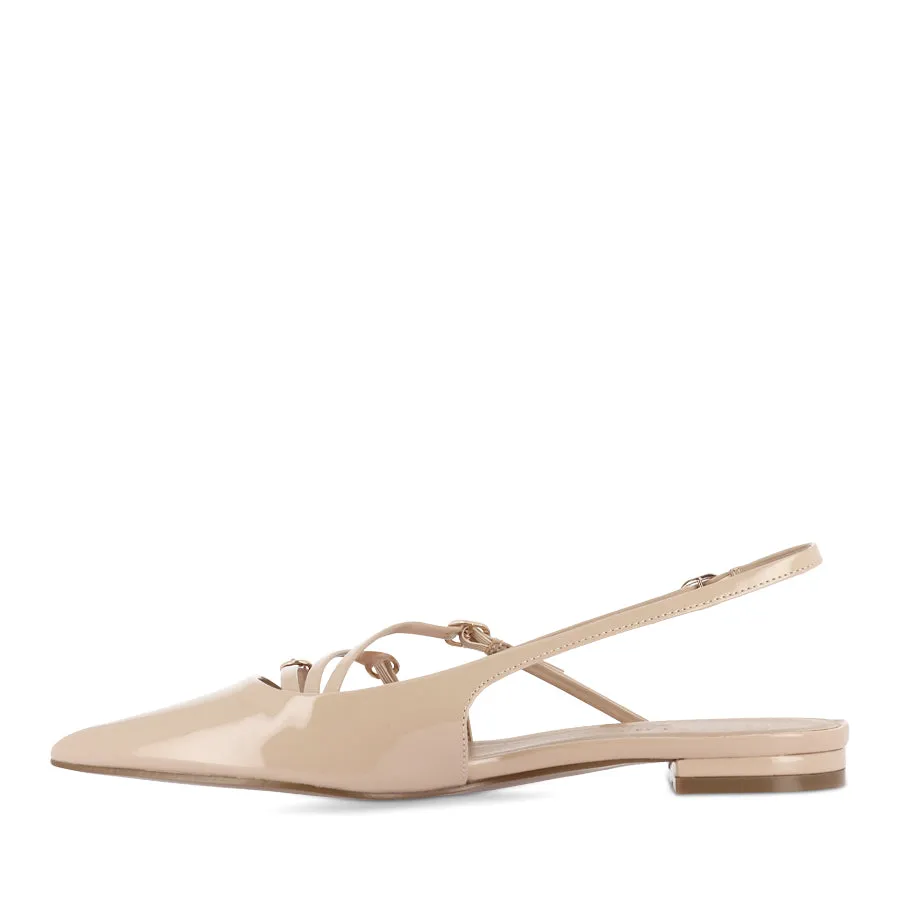 HETTIE - BEIGE PATENT Travel Smart Design family event