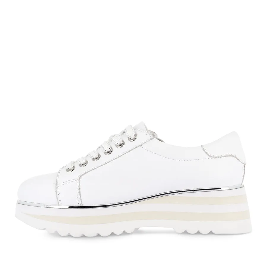 EAMMES - WHITE LEATHER Distinctive breathability Foot Style